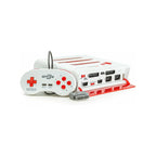 Retro-Bit Super Retro Trio HD Plus 3-in-1 Console – Red & White – alternate view