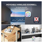 TECKNET wireless doorbell, White features