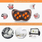Shiatsu Neck & Shoulder Massage Pillow with Heat – view 2