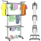 Toworld 4-Tier Folding Clothes Drying Rack – view 2