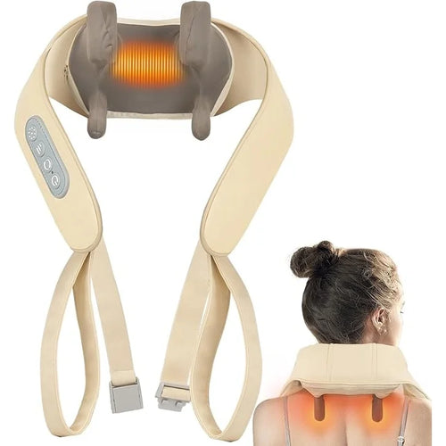 6D Shiatsu Neck & Back Massager with Heat