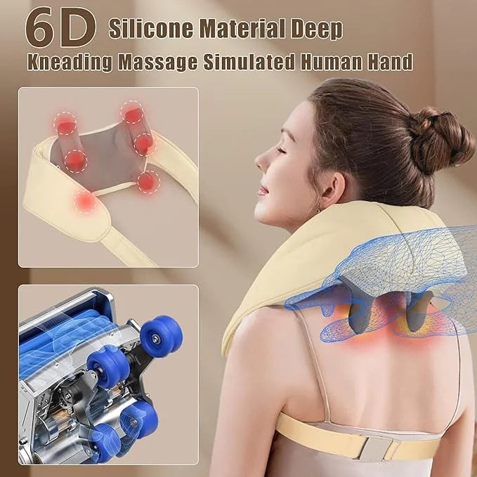 6D Shiatsu Neck & Back Massager with Heat – view 2