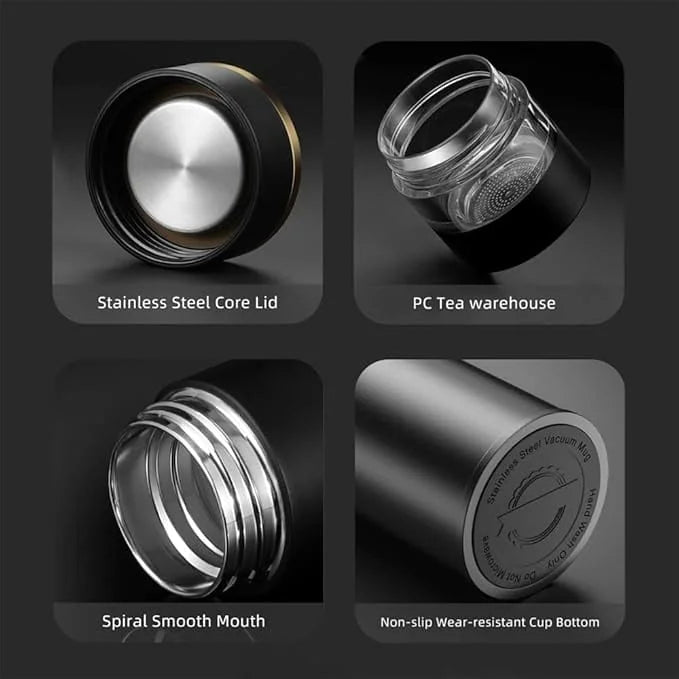 Premium Vacuum Insulated Bottle with Touch Screen Display – view 2
