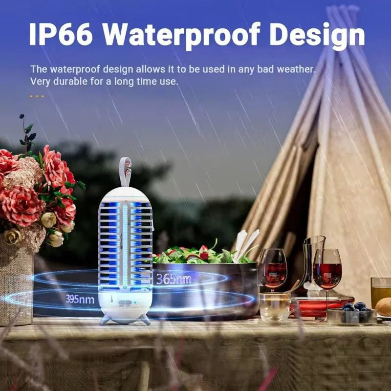 Electric Insect Killer Lamp with LED Light & Hanging Hook – view 2