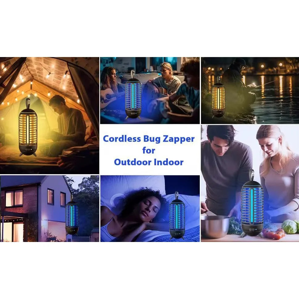 Electric Insect Killer Lamp with LED Light & Hanging Hook – view 3