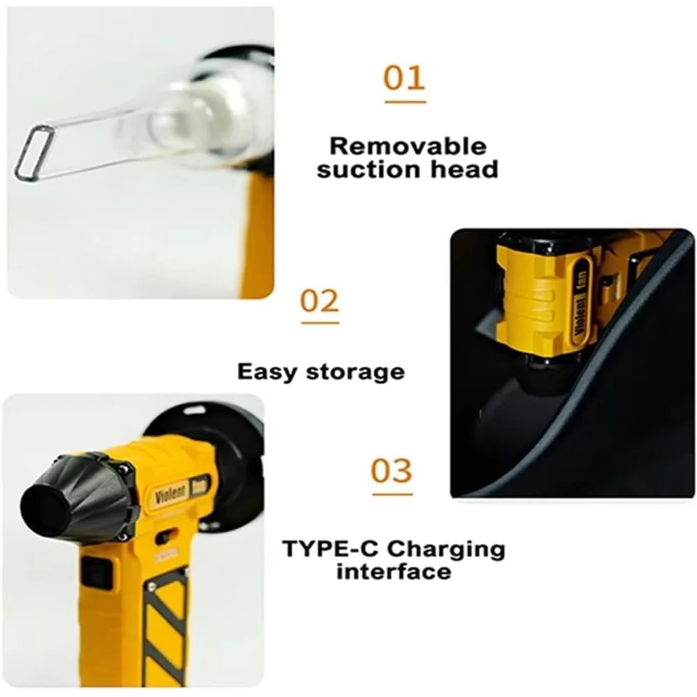 Portable Brushless Handheld Vacuum Cleaner – view 3