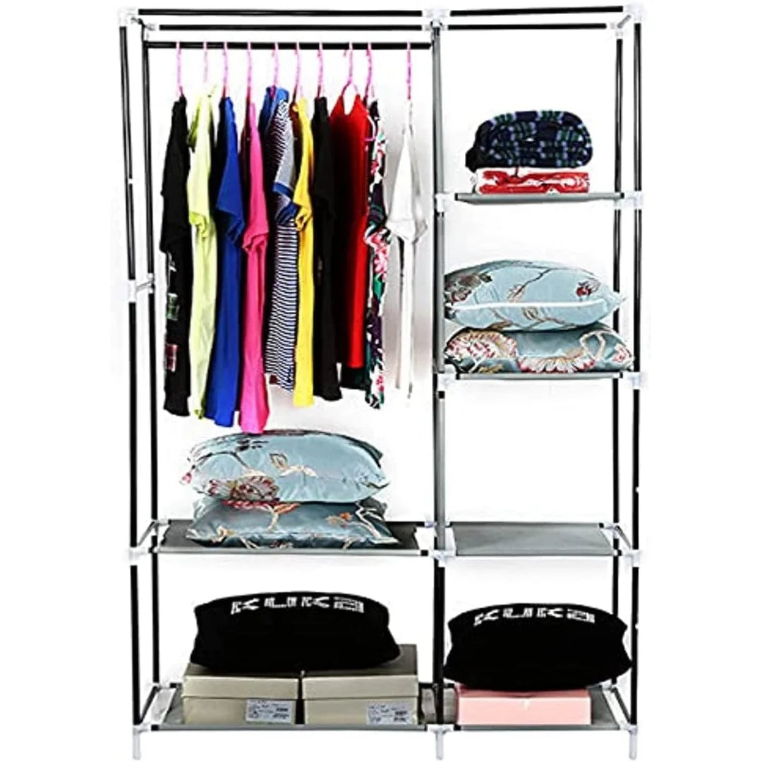 Portable Fabric Wardrobe with Dust Cover – 105 × 45 × 175cm – view 2