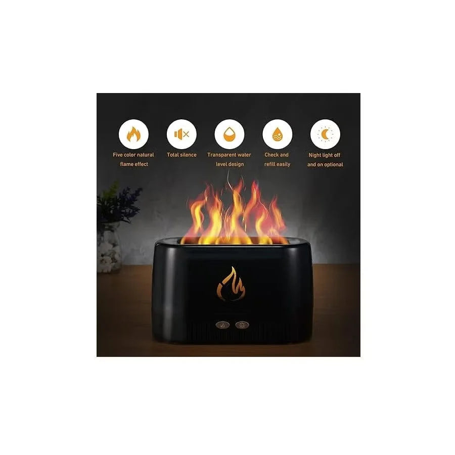Flame Aroma Diffuser – Mist Atomizer with Auto-Off – view 2