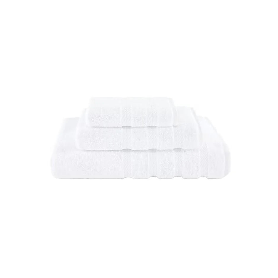 White Cotton Towel Set – 3 Pieces – view 2
