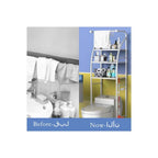 3-Shelf Over-Toilet Storage Rack – White