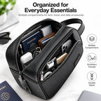 Premium Secure Fingerprint Sensor Cary Pouch with Multi Pockets & 10 User Profiles