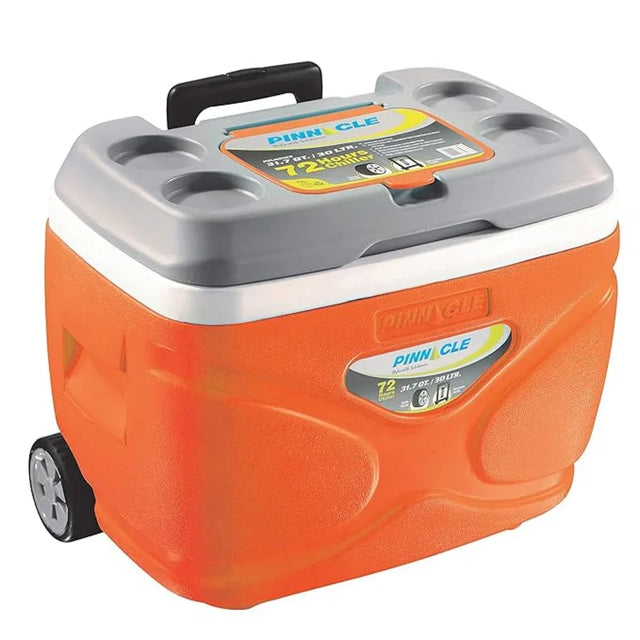 Pinnacle 5-Piece Wheeled Ice Chest Set, Orange, TPX8003-O
