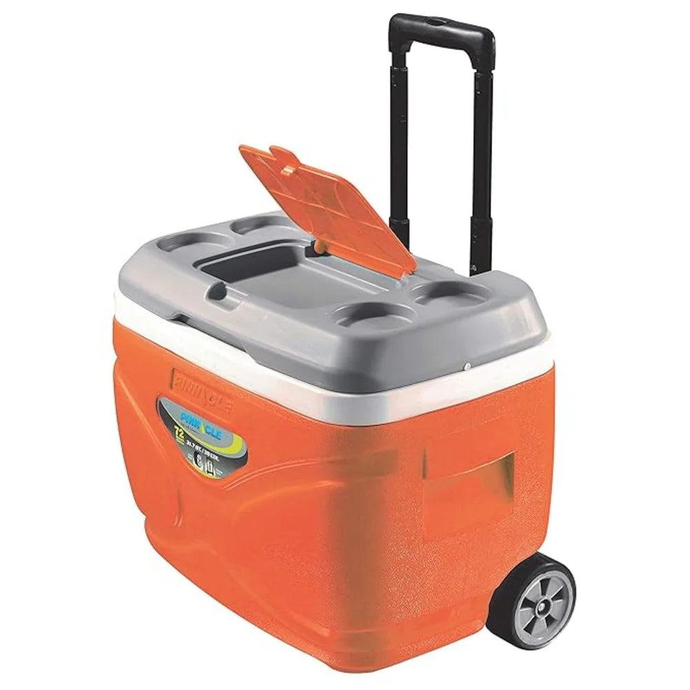 Pinnacle orange ice chest set, view 4