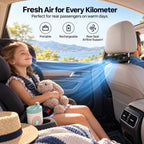Ultimate Car Rear Seat Adjustable Air Flow Turbo Fan