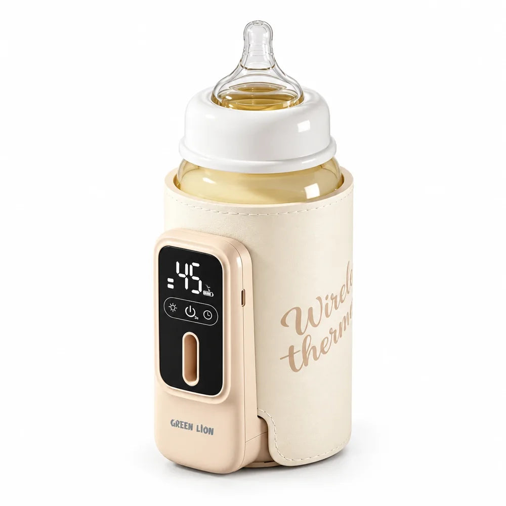 [Upgraded] Rechargeable Smart Bottle Warmer - 6000mAH, 6 Temperature Settings